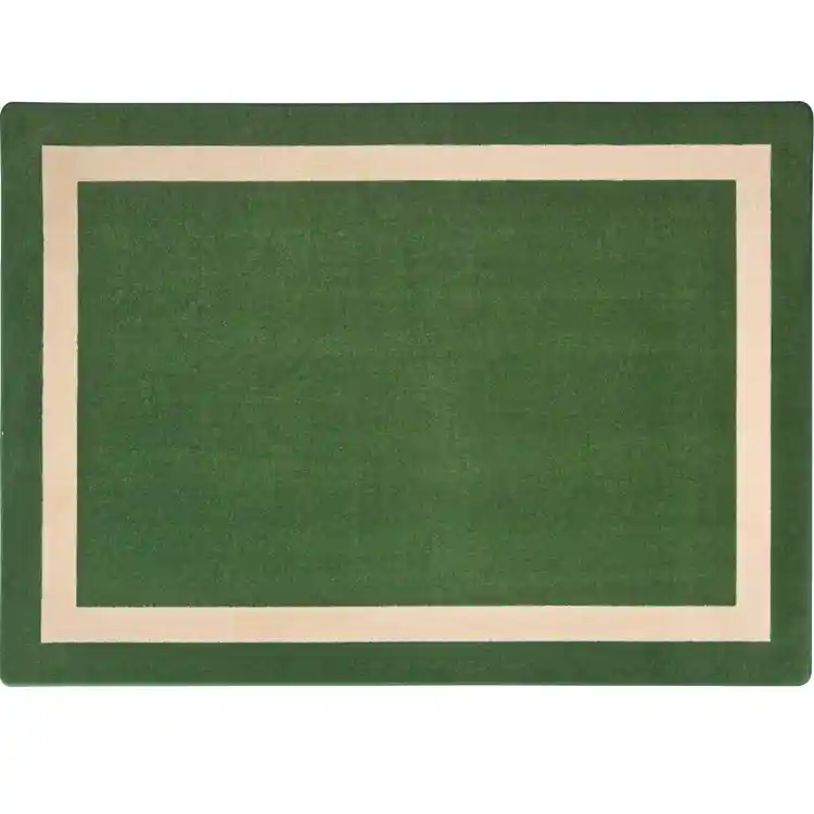 Portrait Classroom Rugs, Green, Rectangle 7'8" x 10'9"