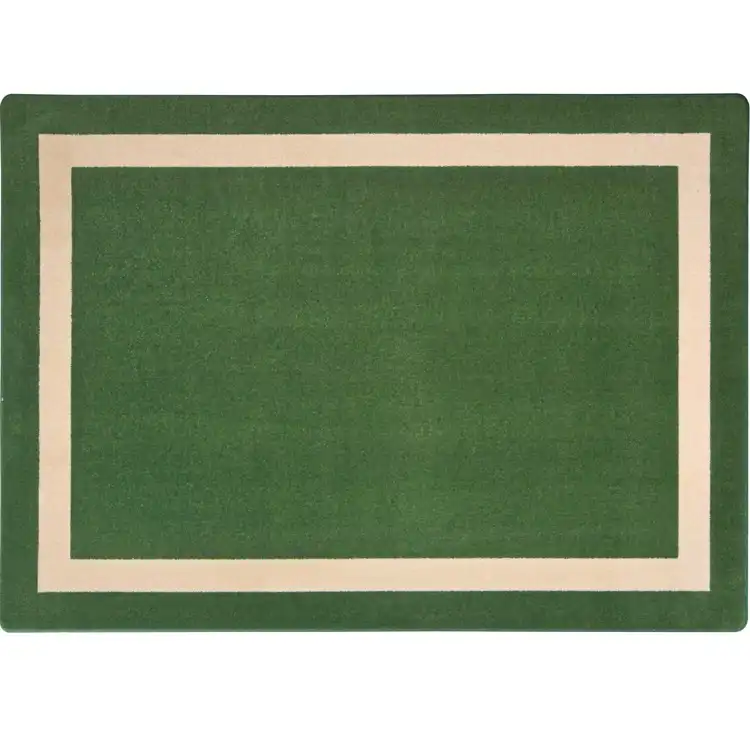 Portrait Classroom Rugs, Green, Rectangle 7'8" x 10'9"
