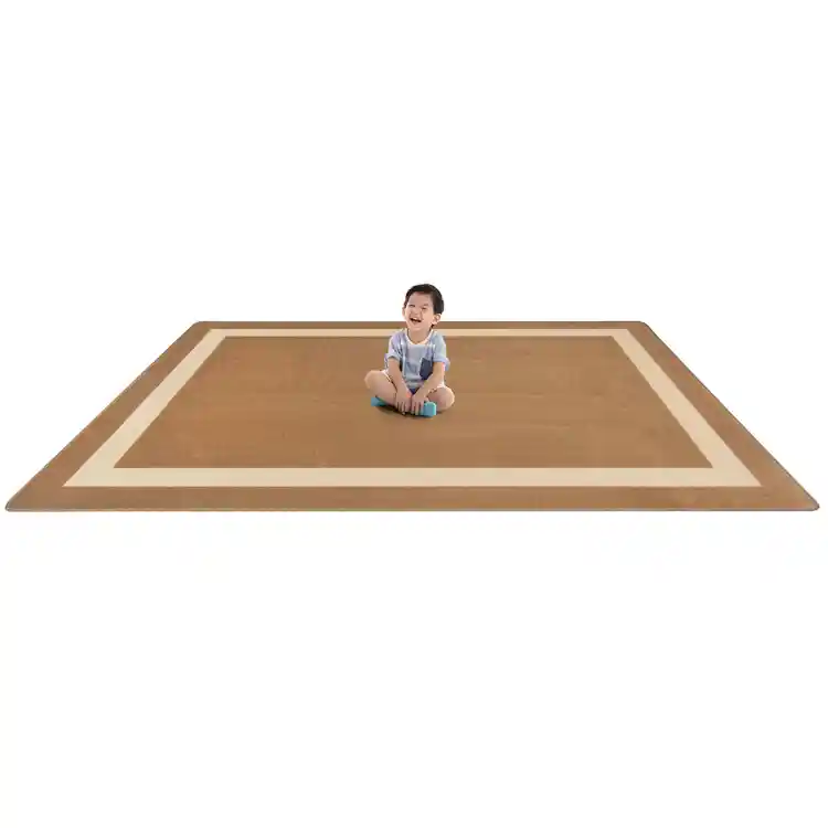 Portrait Classroom Rugs, Mocha, Rectangle 7'8" x 10'9"