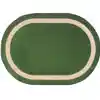 Portrait Classroom Rugs, Green, Oval 7'8" x 10'9"
