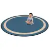 Portrait Classroom Rugs, Seaside, Round 7'7"