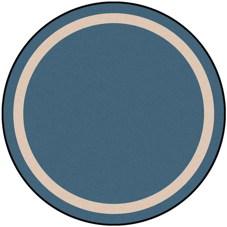 Portrait Classroom Rugs, Seaside, Round 7'7"