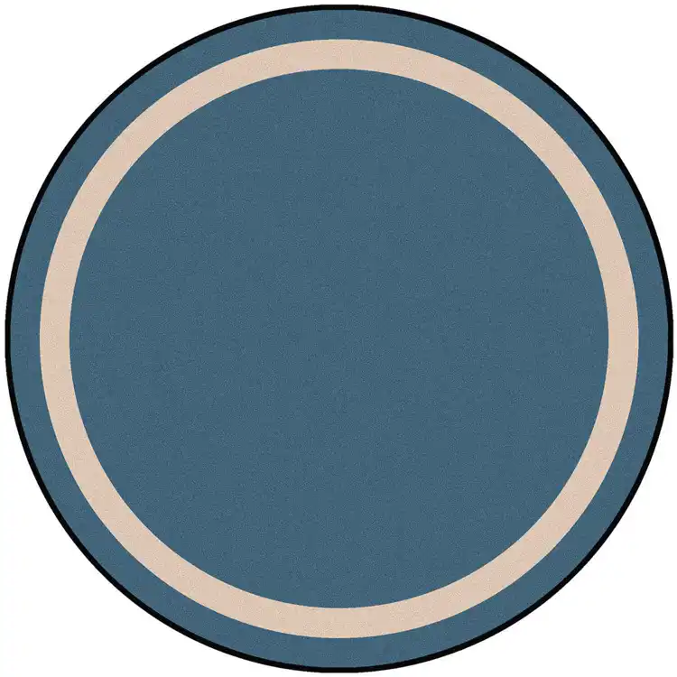 Portrait Classroom Rugs, Seaside, Round 5'4"