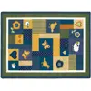 Baby Love Bold Colors Rug, Rectangle 3'10" x 5'4"