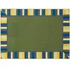 Clean Green Bold Rug, Rectangle 5'4" x 7'8"