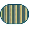 Yipes Stripes Rug, Oval 3'10" x 5'4"