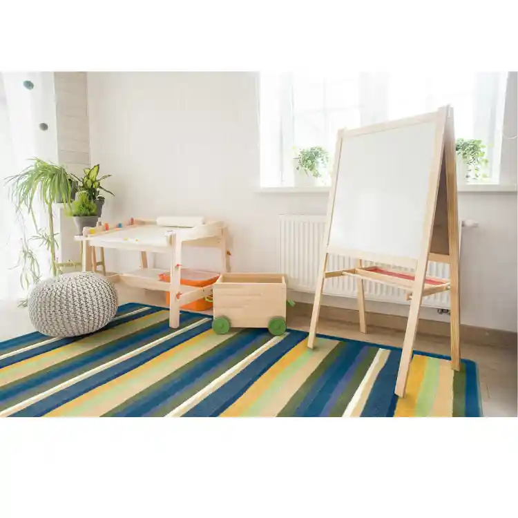 Yipes Stripes Rug, Rectangle 5'4" x 7'8"