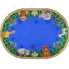 Jungle Friends Rug, Oval 5'4" x 7'8"