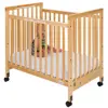 Foundations® SafetyCraft® Crib, Slatted Fixed Side