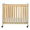 Foundations® SafetyCraft® Crib, Slatted Fixed Side