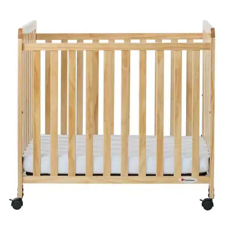 Foundations® SafetyCraft® Crib, Slatted Fixed Side