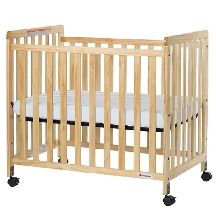 Foundations® SafetyCraft® Crib, Slatted Fixed Side