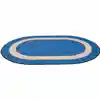 Sharing Circle Classroom Rug, Blue, Oval 3'10" x 5'4"