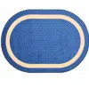 Sharing Circle Classroom Rug, Blue, Oval 5'4" x 7'8"