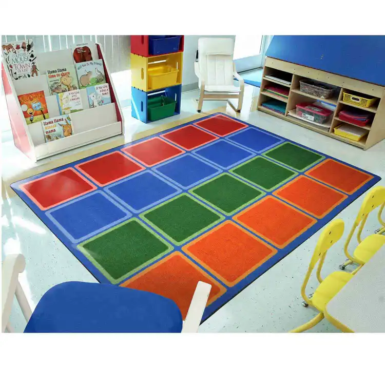 Blocks Abound Classroom Rug
