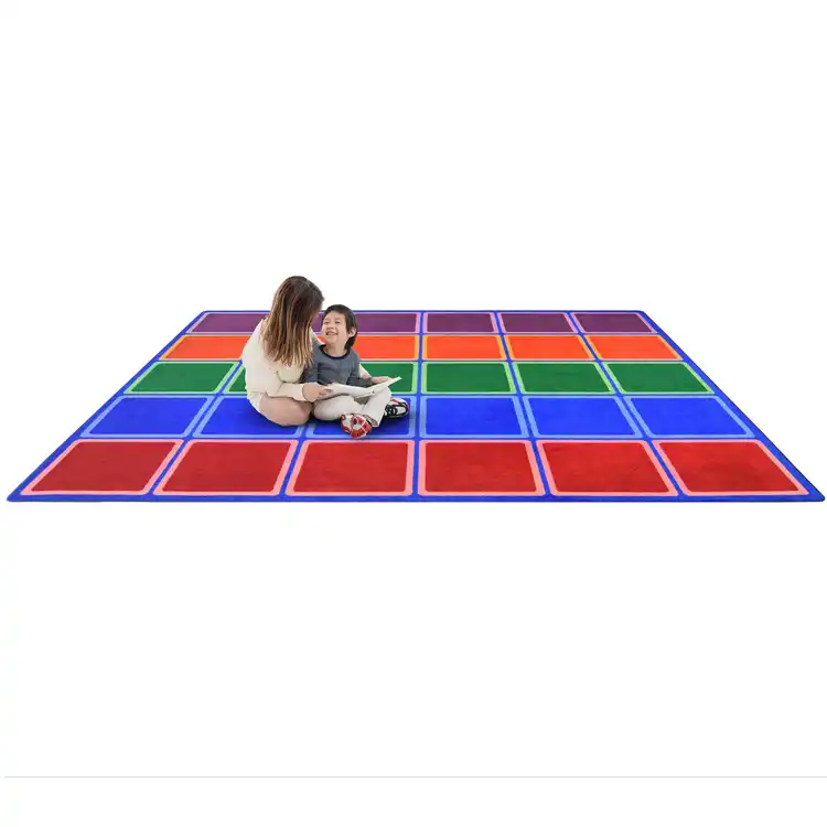 Blocks Abound Classroom Rug