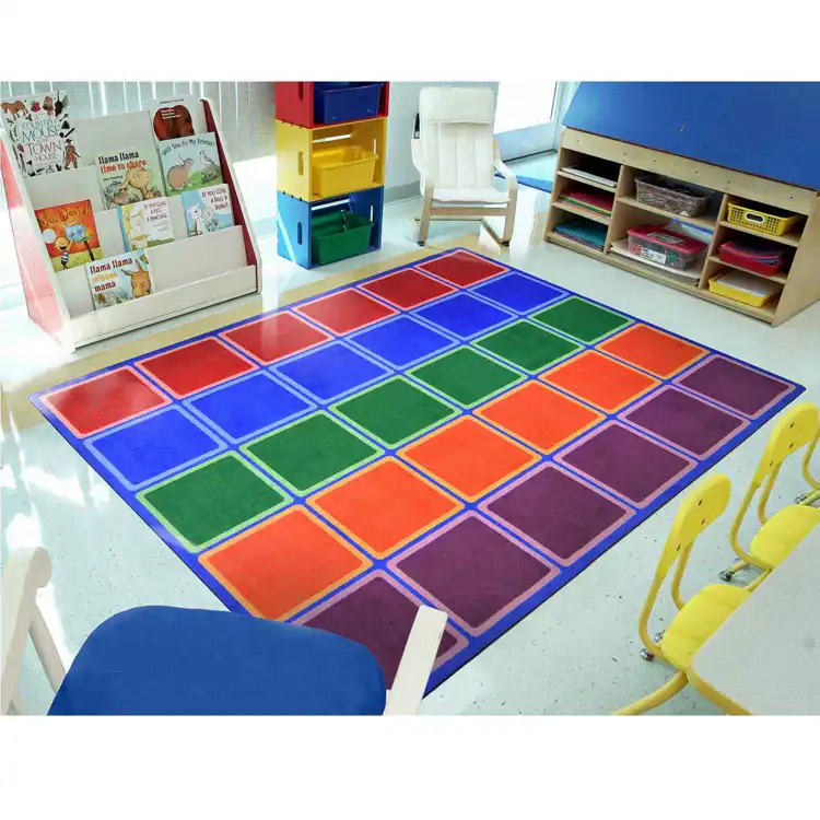 Blocks Abound Classroom Rug
