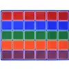 Blocks Abound Classroom Rug, Primary Colors, Rectangle 7'8" x 10'9"