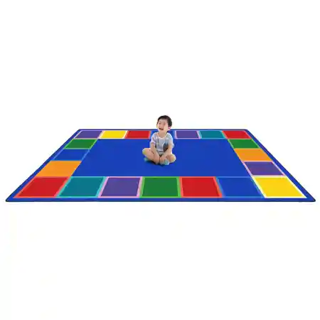 Color Tones Classroom Rug