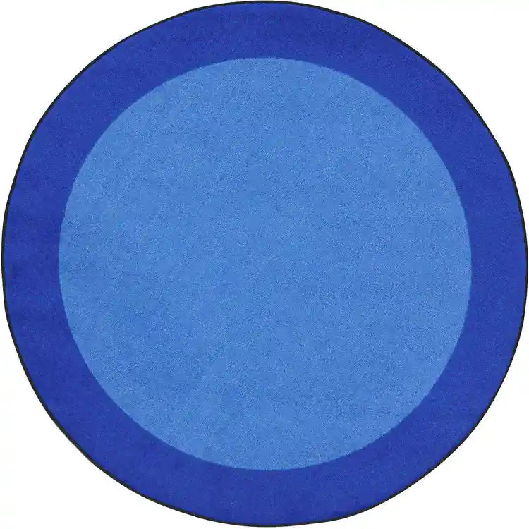 All Around™ Rugs, Round 5'4", Blue