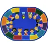 All of Us Together Rug, Oval 7'8" x 10'9"