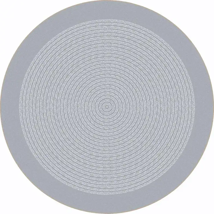 Like Home™ Rug, 5'4" Round, Silver
