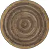 Feeling Natural Rug, Brown, Round 7'7"