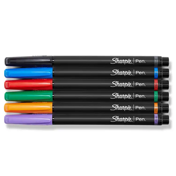 Sharpie® Pens, 6 Color Set