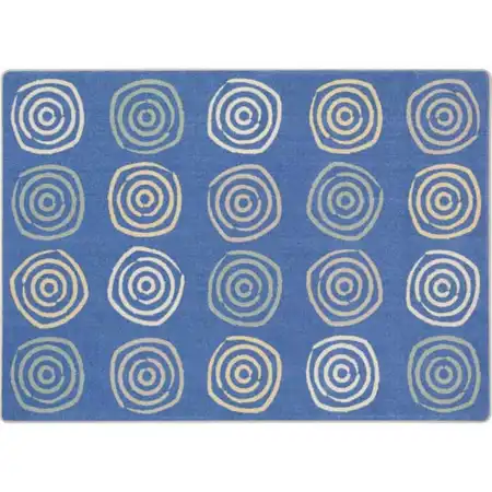 Simply Swirls™ Rug, Rectangle 7'8" x 10'9", Pastel