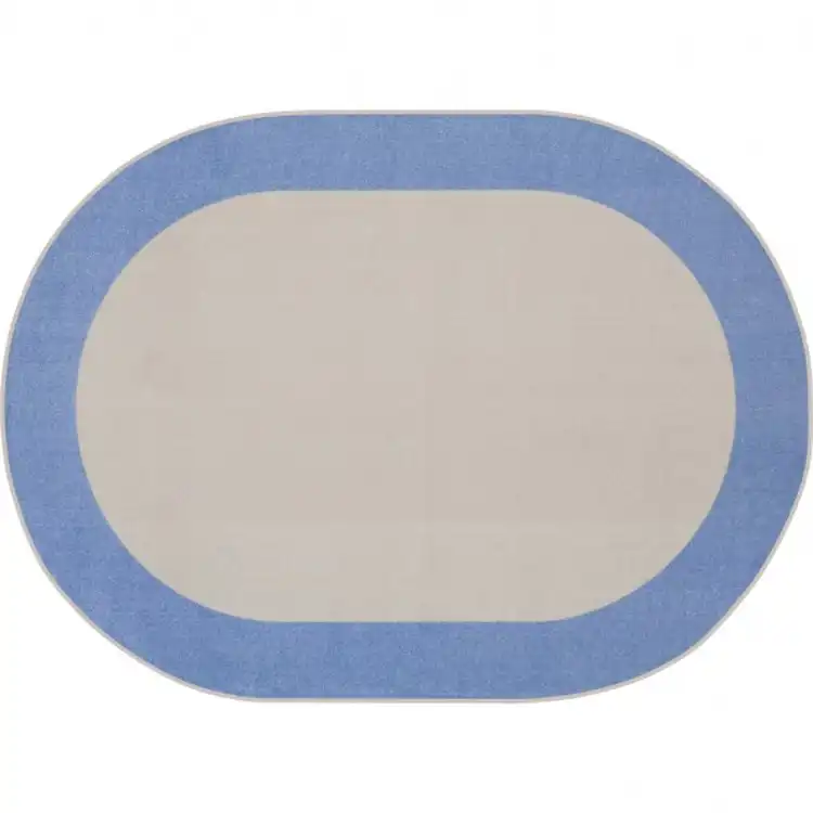 Easy Going™ Rug, Oval 5'4" x 7'8", Light Blue
