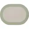 Easy Going™ Rug, Oval 5'4" x 7'8", Sage Green