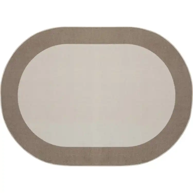 Easy Going™ Rug, Oval 5'4" x 7'8", Light Brown