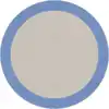 Easy Going™ Rug, Round 5'4", Light Blue