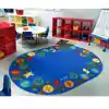 Learning Tree Rug, Oval 7'8" x 10'9"