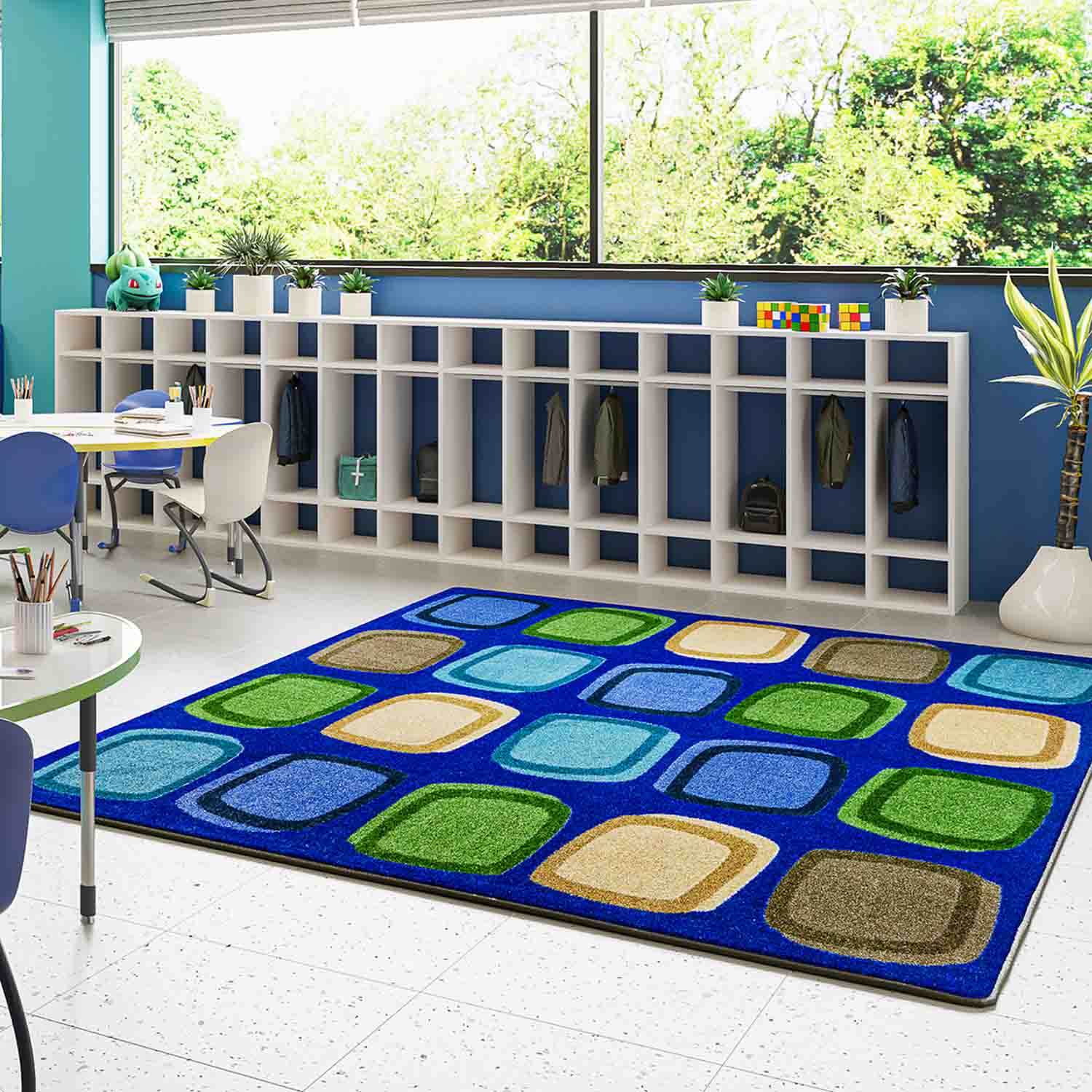Harmony Blocks Rug | Becker's School Supplies