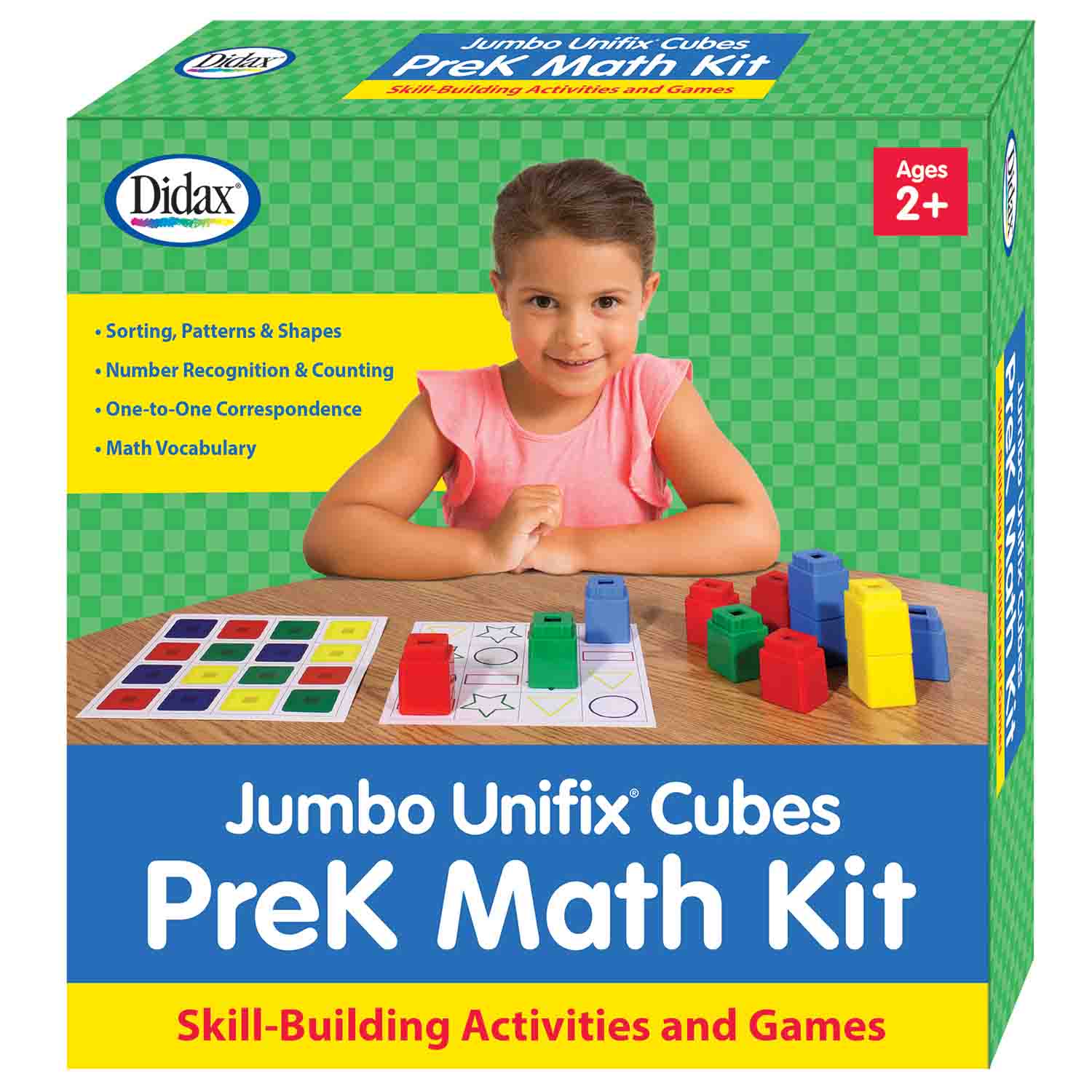 Jumbo Unifix Cubes Pre-K Math Activity Kit
