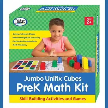 Jumbo Unifix Cubes Pre-K Math Activity Kit