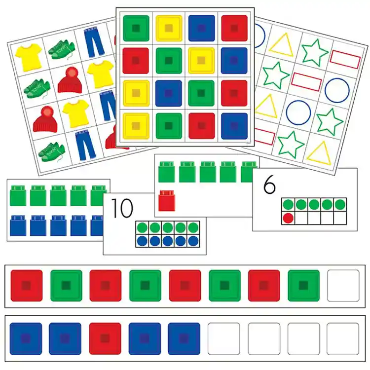 Jumbo Unifix Cubes Pre-K Math Activity Kit