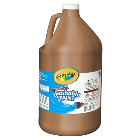 Crayola® Washable Paint, Gallon, Brown