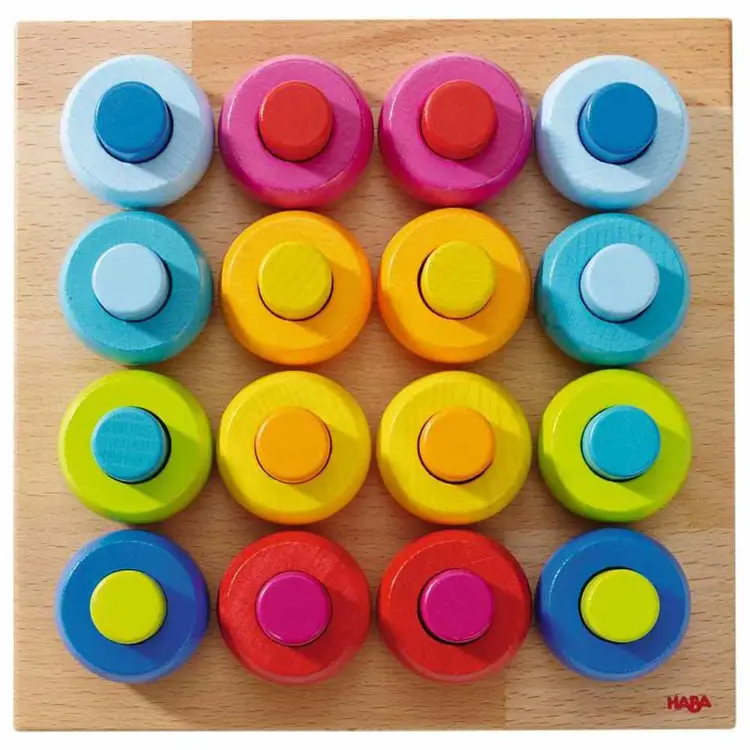 Rainbow Rings & Pegs Set