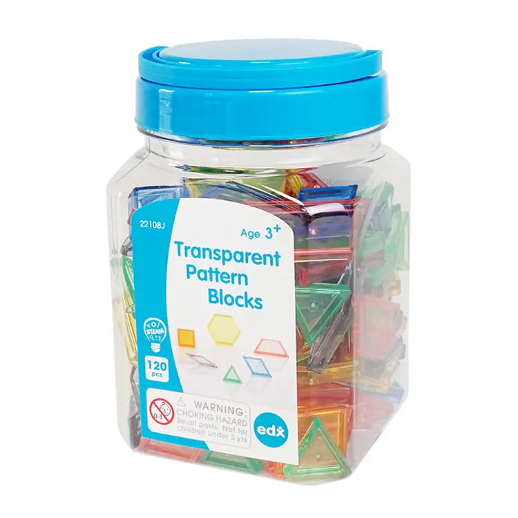 Transparent Pattern Blocks | Becker's School Supplies