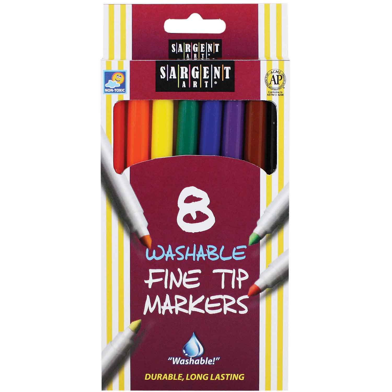 Sargent Art Fine Tip Washable Markers - Main Image