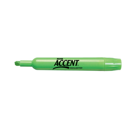 Sharpie® Accent Highlighters, Fluorescent Green