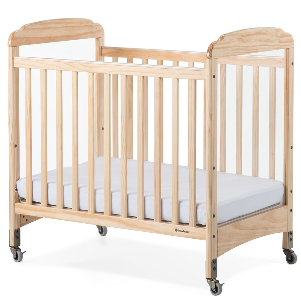 Next Generation Serenity® Crib - Natural,  Clear End Panels