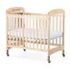 Next Generation Serenity® Crib - Natural, 1 Clear & 1 Mirror End Panel