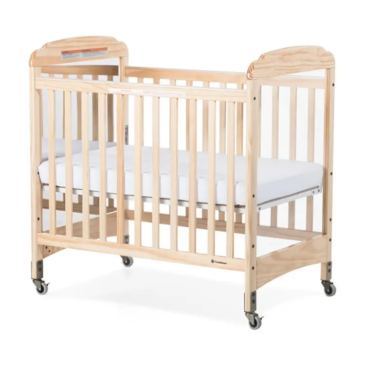 Next Generation Serenity® Crib - Natural, 1 Clear & 1 Mirror End Panel