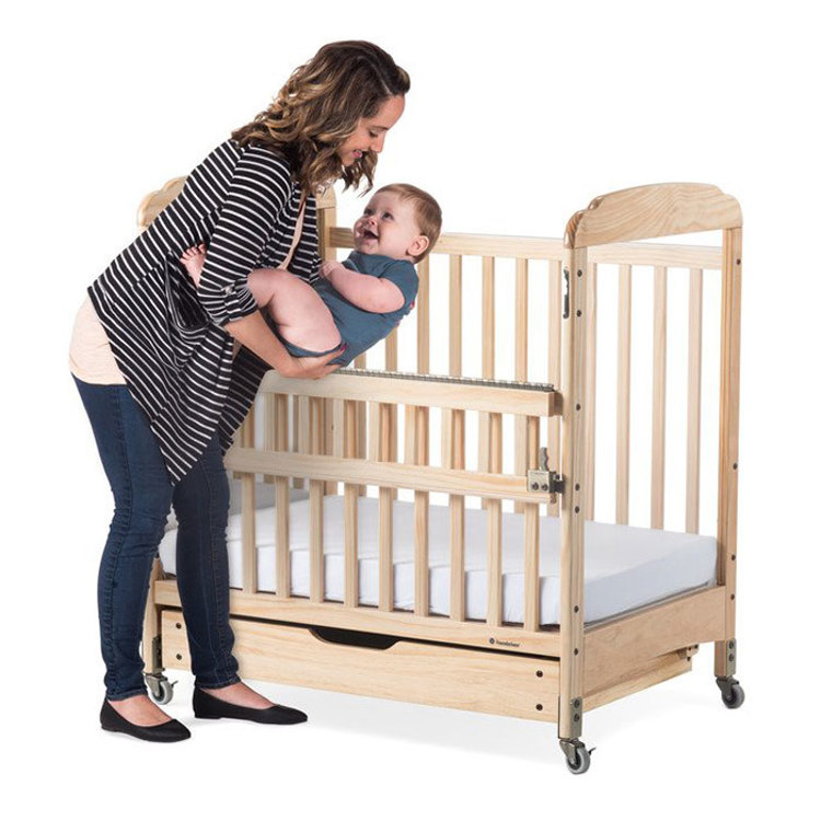 Next Generation Serenity® SafeReach® Crib - Natural, 2 Clear End Panels