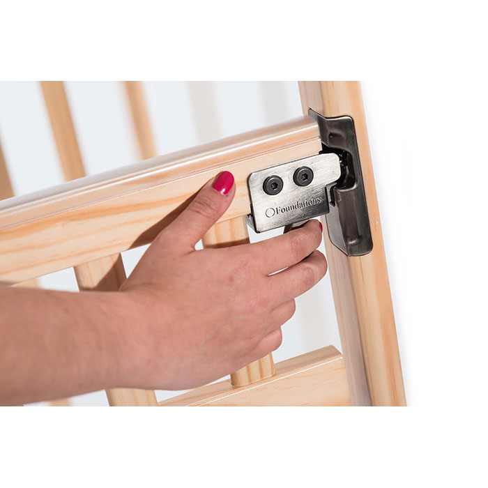 Next Gen Serenity Compact SafeReach Crib Clearview Natural