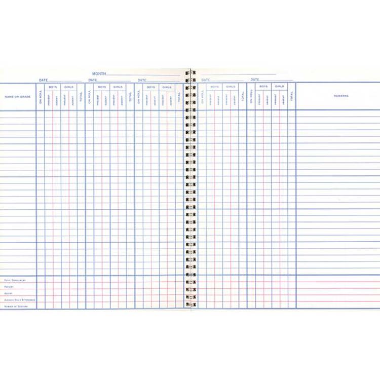 Becker's Daily Attendance Book