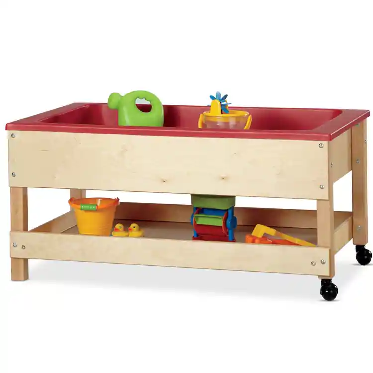 Sensory Table with Shelf